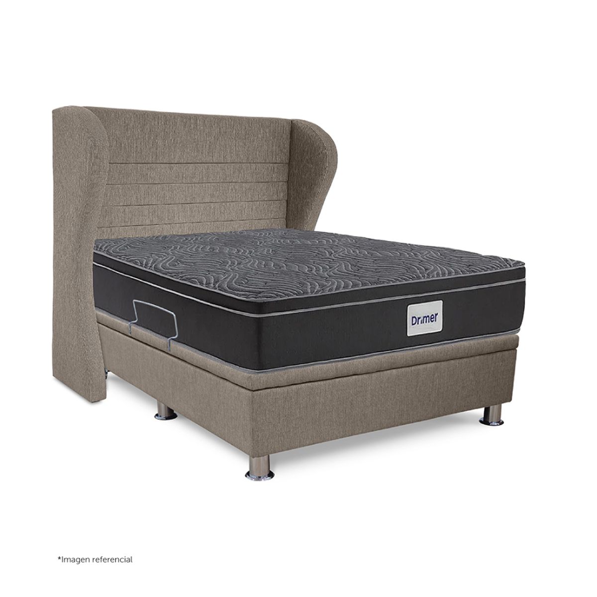 DRIMER - Dormitorio Practibox Ventus 2 Plazas Bretanna Beige