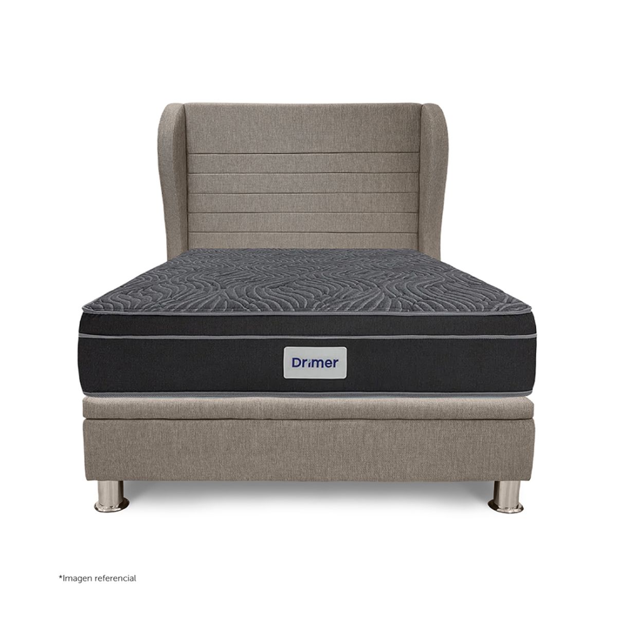 DRIMER - Dormitorio Practibox Ventus 2 Plazas Bretanna Beige