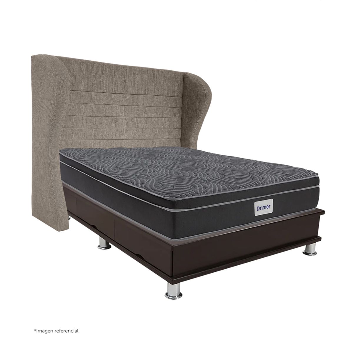 DRIMER - Dormitorio Oporto Ventus King Bretanna Beige