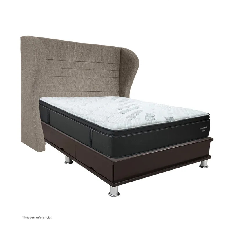 DRIMER - Dormitorio Oporto Futurepedic Queen Bretanna Beige