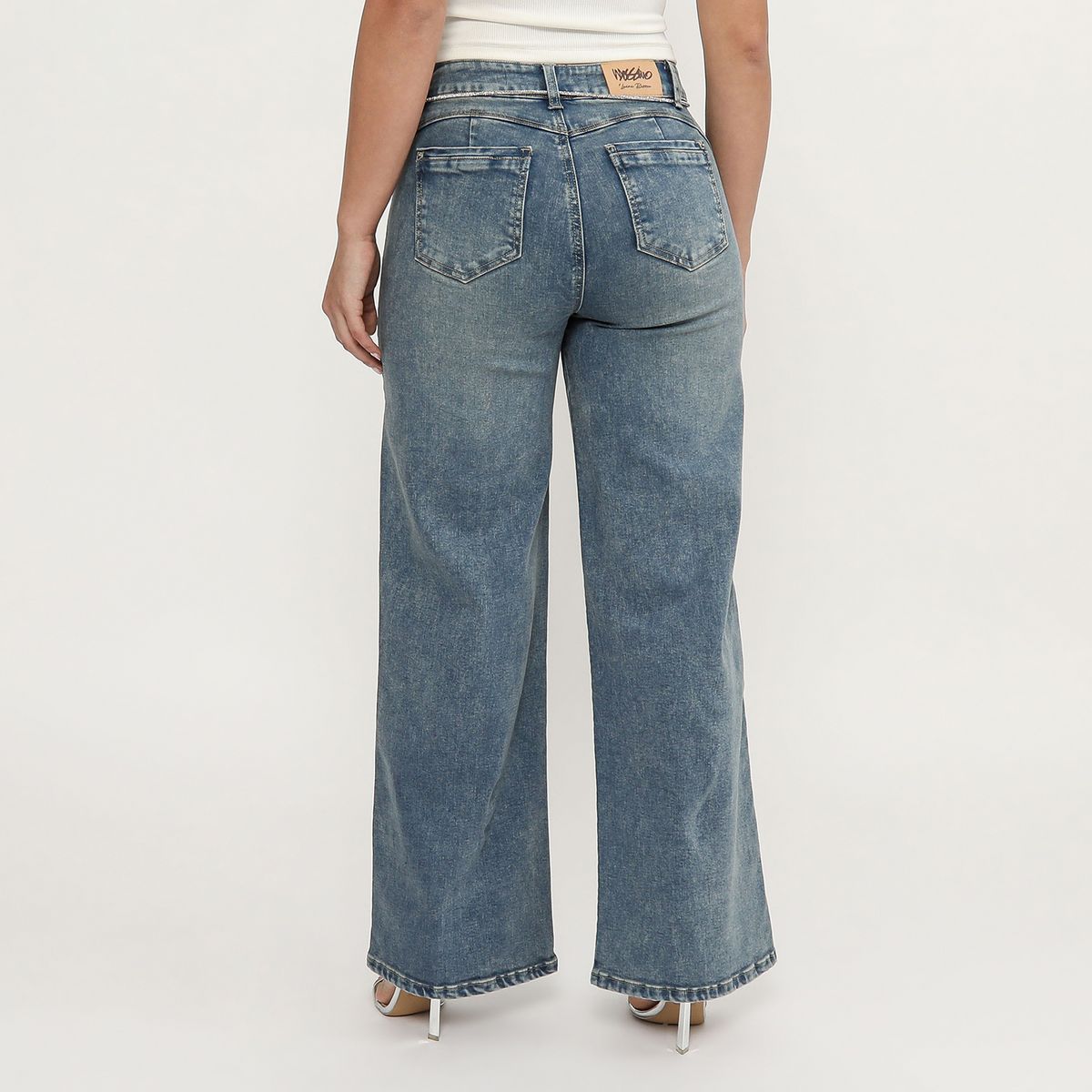 MOSSIMO - Jean Straight Tiro Medio Mujer Mossimo