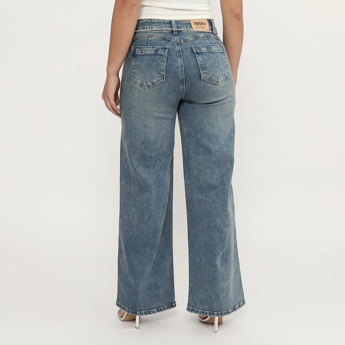 MOSSIMO - Jean Straight Tiro Medio Mujer Mossimo