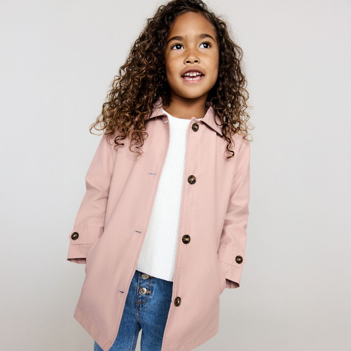 MANGO KIDS - Trench Bebé Niña Algodón Mango Kids
