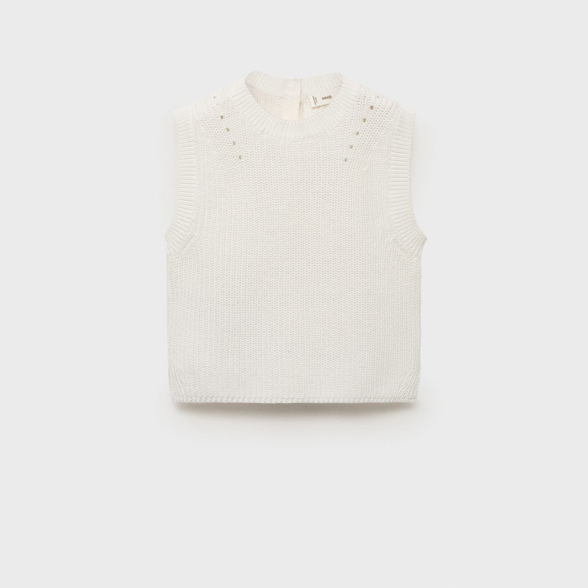 MANGO KIDS - Chaleco Tejido Bebé Niña Mango Kids