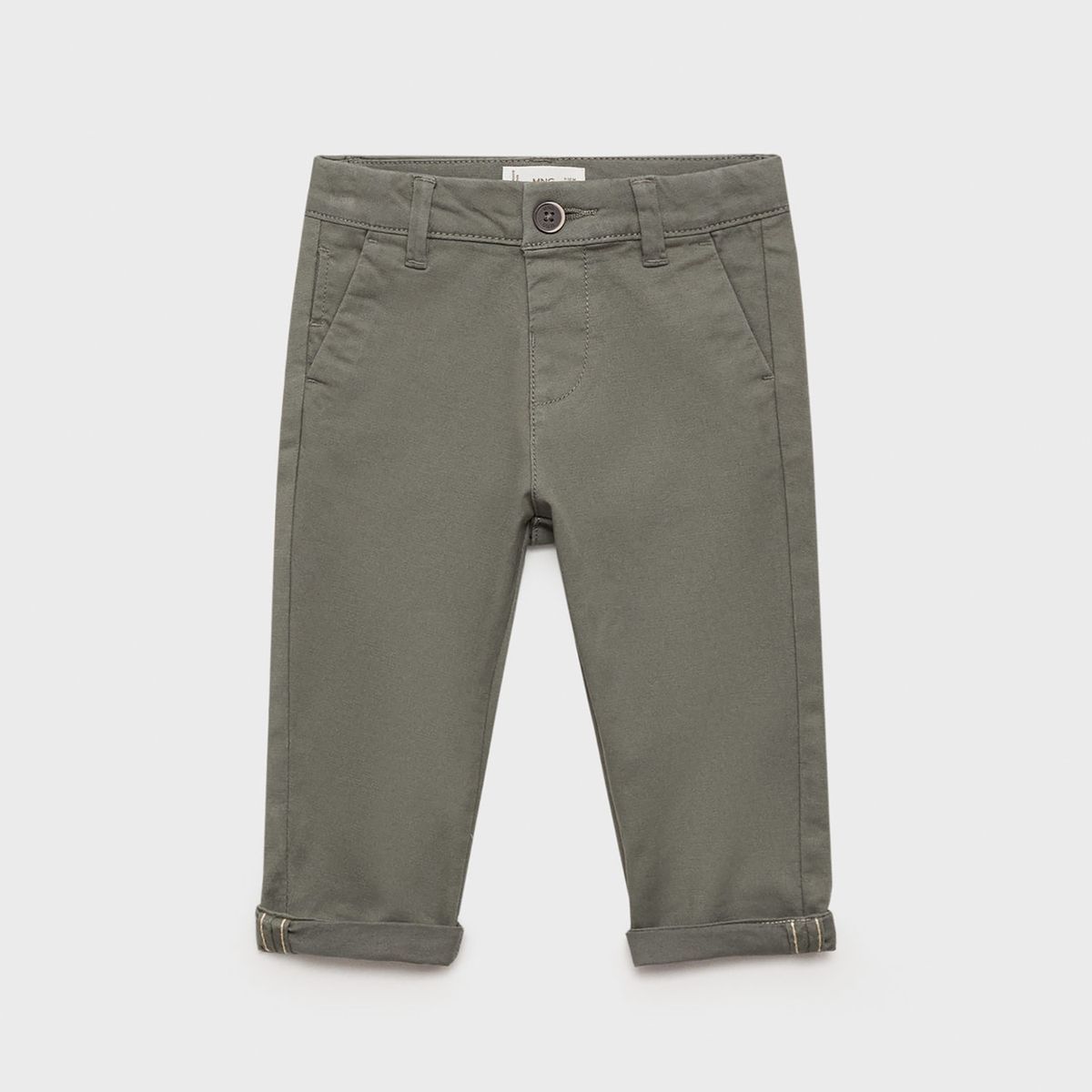 MANGO KIDS - Pantalón Bebé Niño Algodón Mango Kids