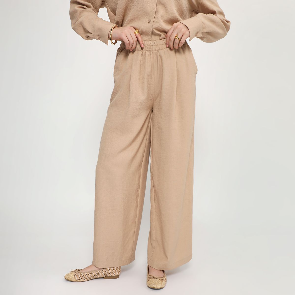 SYBILLA - Pantalón Fluido Mujer Sybilla