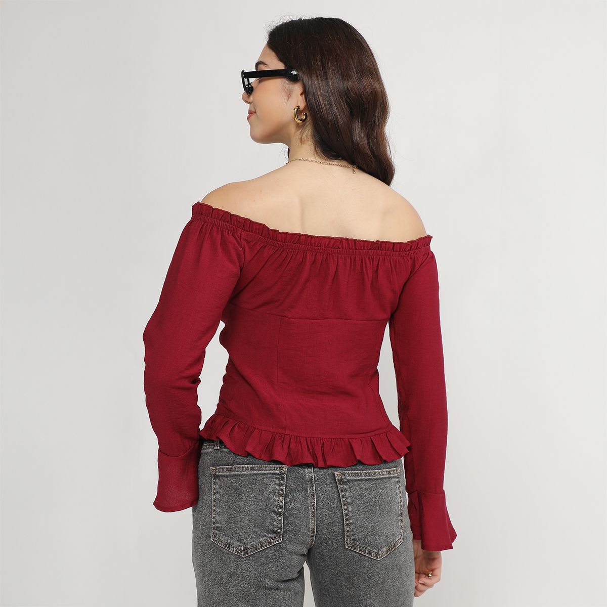 SYBILLA - Blusa Manga Larga Mujer Sybilla