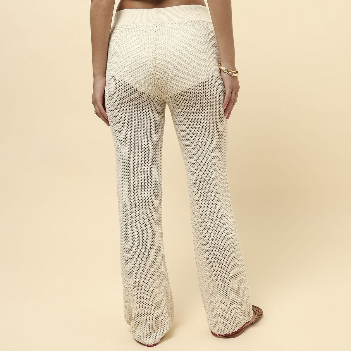 SYBILLA - Pantalón Straight Tiro Medio Mujer Sybilla x Half Naked