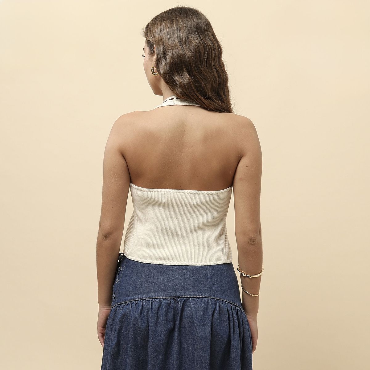 SYBILLA - Top Halter Mujer Sybilla x Half Naked