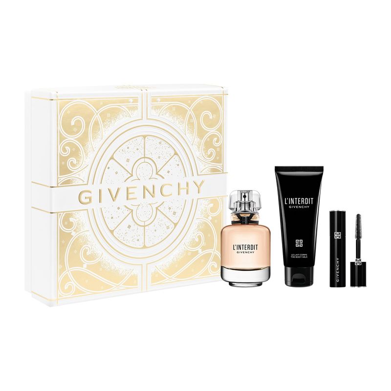 GIVENCHY - Set L'interdit Eau De Parfum 50 Ml + Body Milk 75 Ml + Mini Mascara De Pestañas