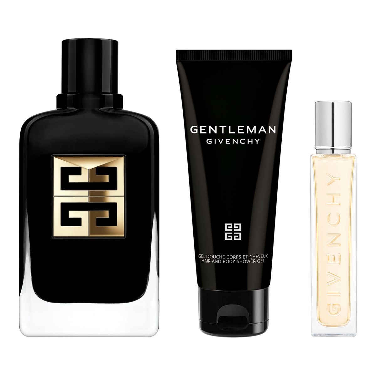 GIVENCHY - Set Gentleman Society Ambree Eau De Parfum 100 Ml + Shower Gel 75 Ml + Travel Spray 12.5 Ml