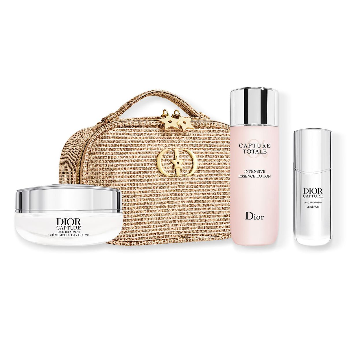 DIOR - Set Dior Capture creme 50ml + Le serum 10ml + Intensive Essence Lotion 50ml + Neceser