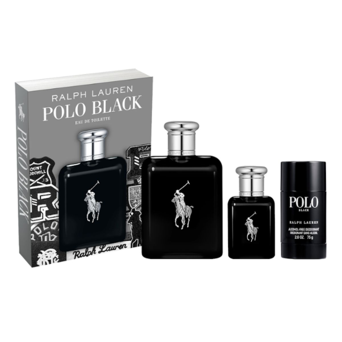 RALPH LAUREN - Ralph Lauren Estuche Polo Black Edt 125 Ml+v40+deo