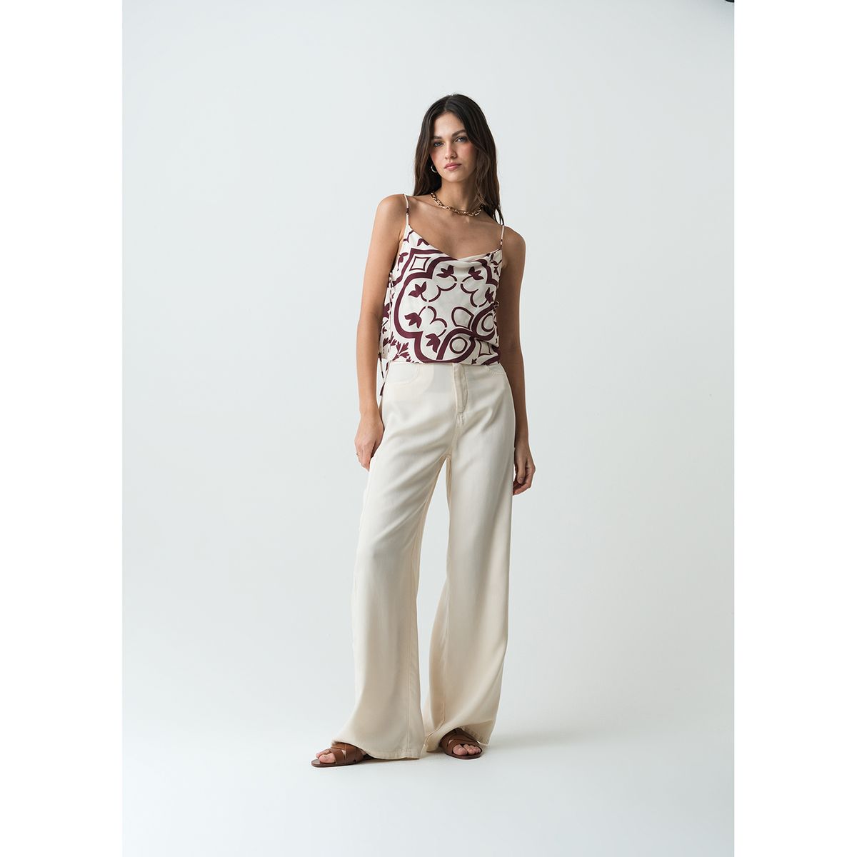 NAF NAF - Blusa Sin Mangas Mujer Naf Naf