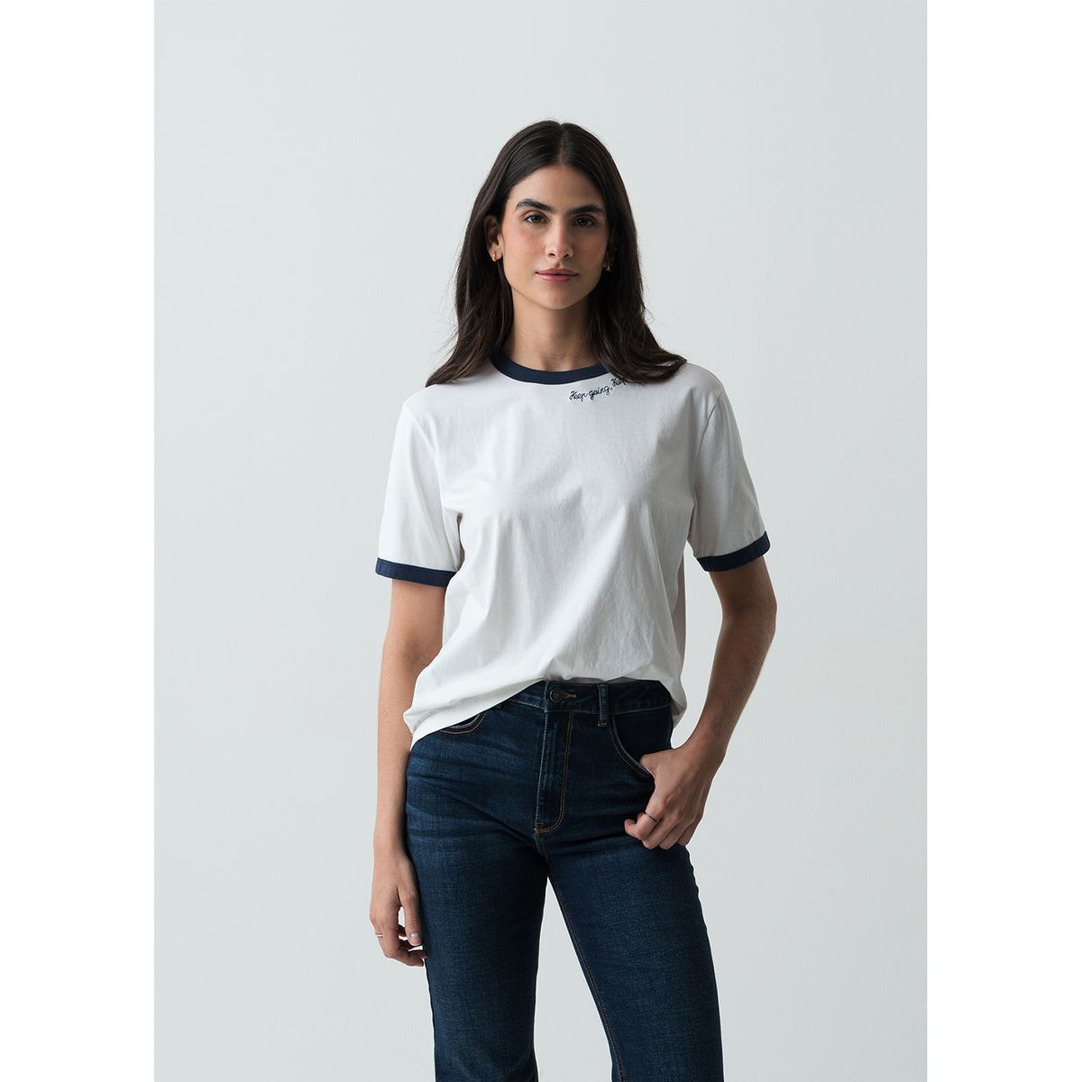 NAF NAF - Polo Manga Corta Mujer Naf Naf