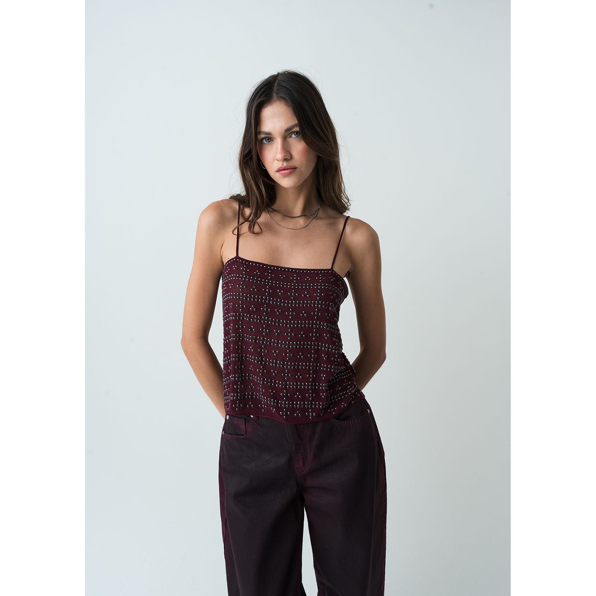 NAF NAF - Blusa Sin Mangas Mujer Naf Naf