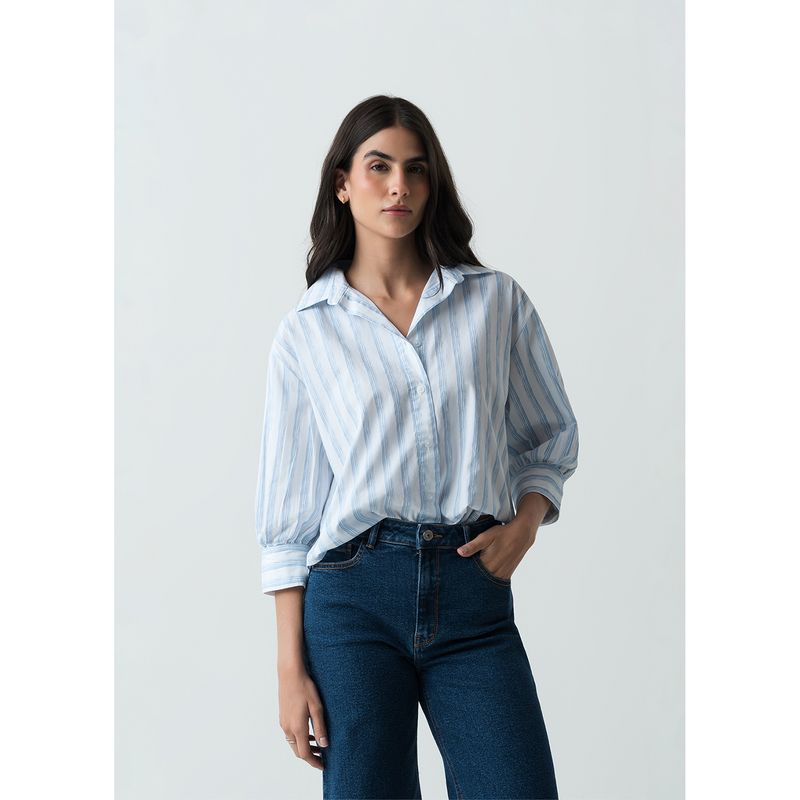 NAF NAF - Blusa Manga Larga Mujer Naf Naf
