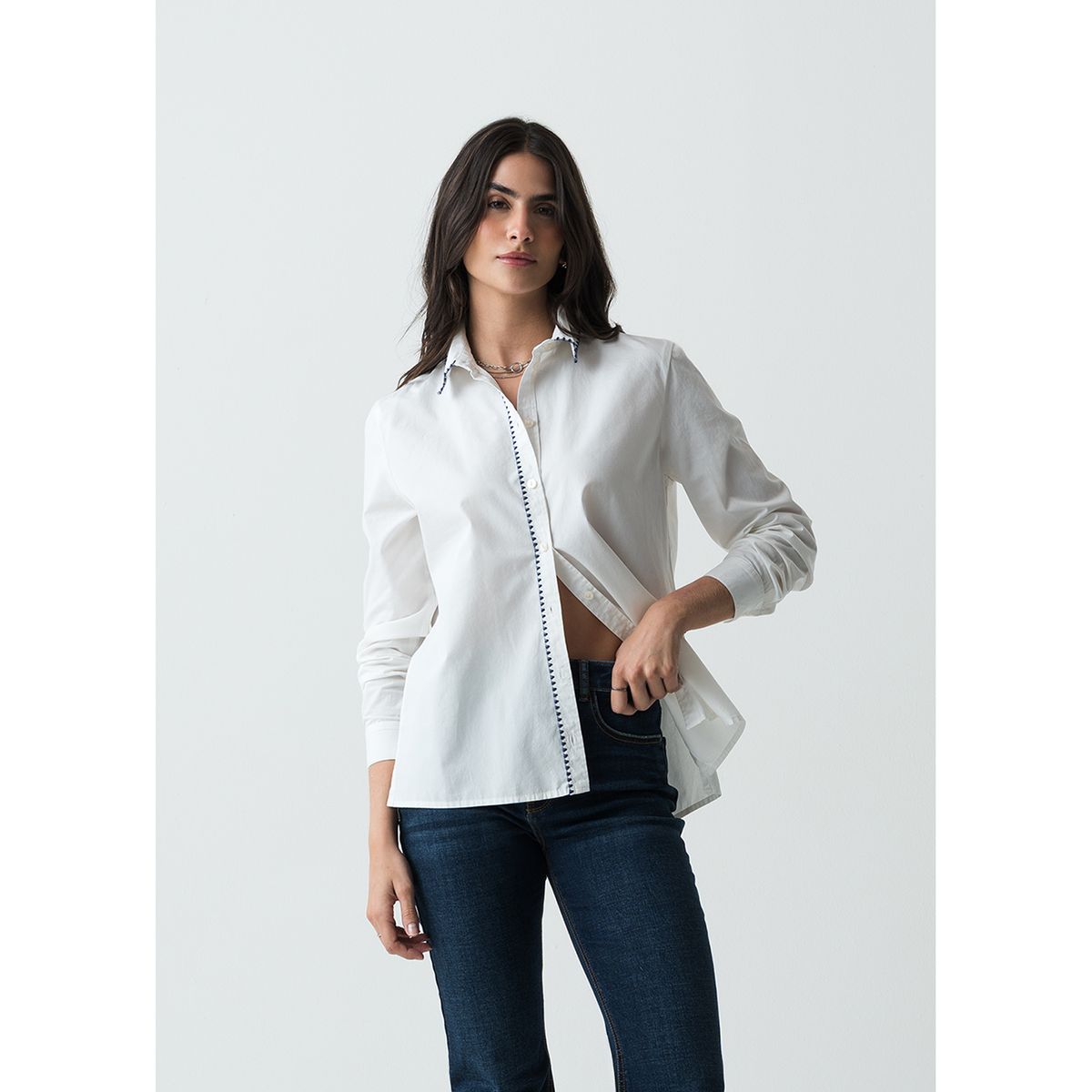NAF NAF - Blusa Manga Larga Mujer Naf Naf