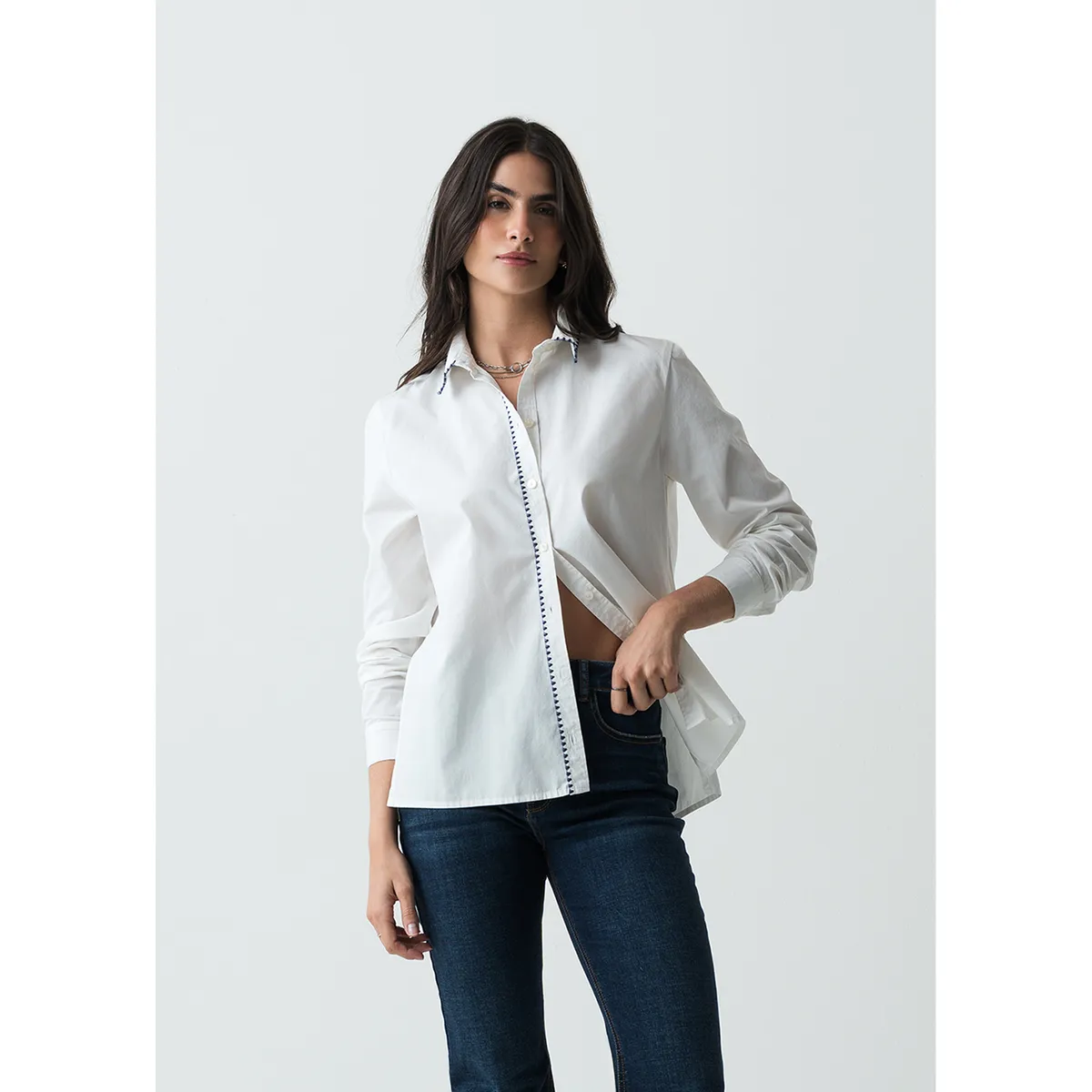 NAF NAF - Blusa Manga Larga Mujer Naf Naf