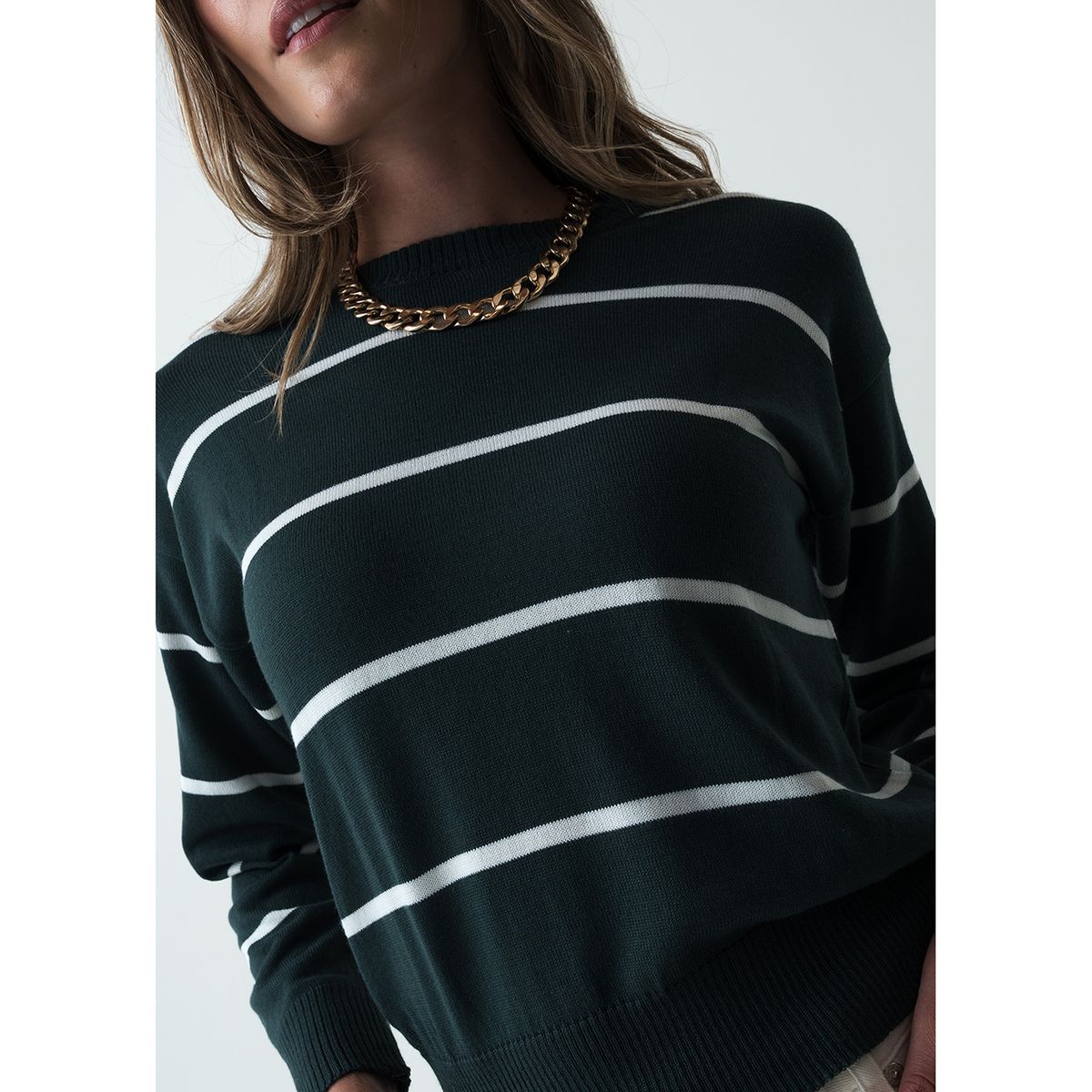 NAF NAF - Chompa Manga Larga Mujer Naf Naf