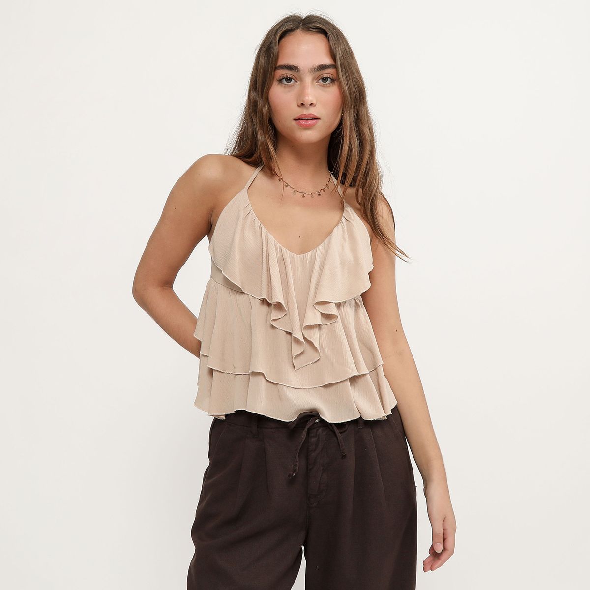 DENIMLAB - Blusa Sin Mangas Mujer Denimlab