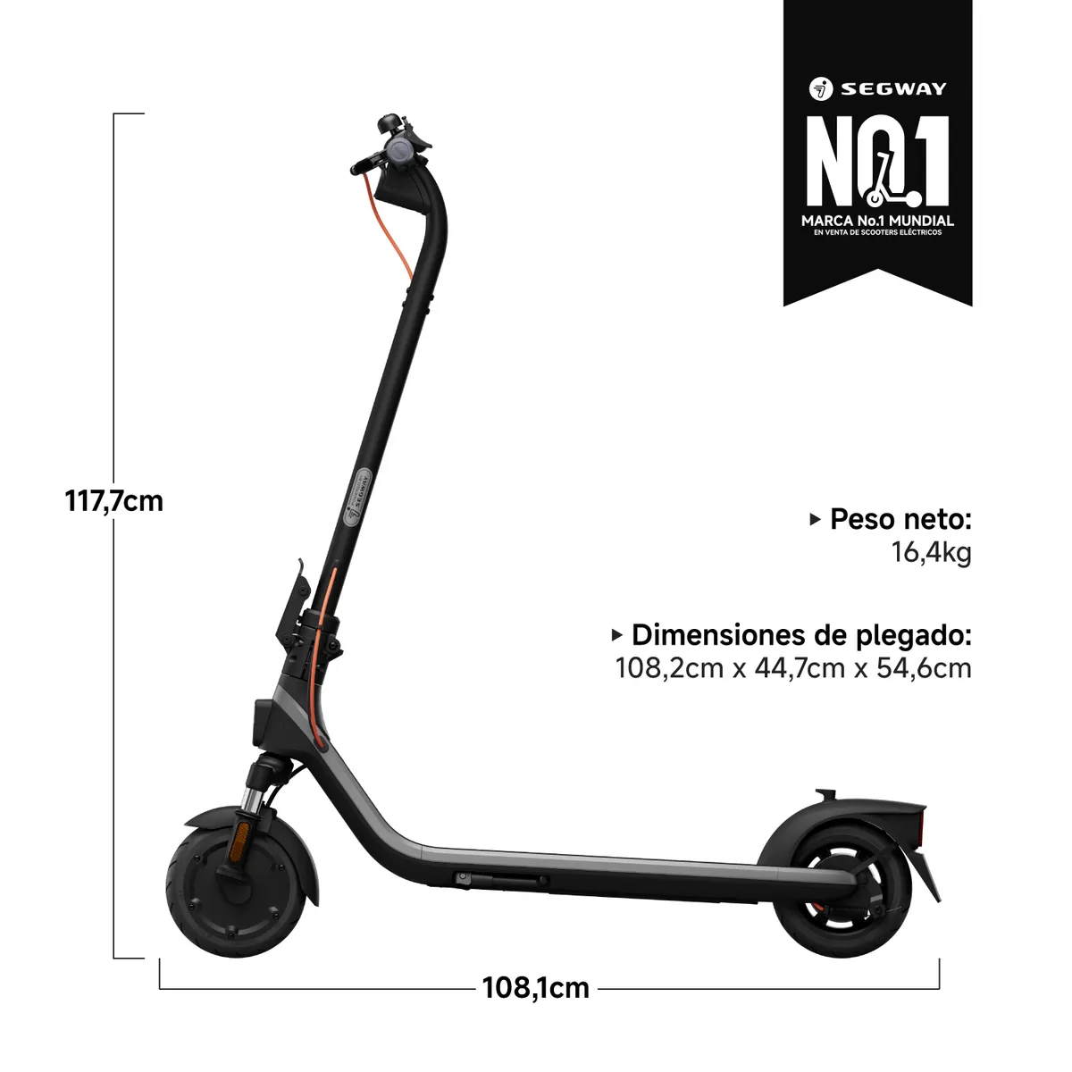 SEGWAY - Scooter Electrico Segway E2 Plus Ii