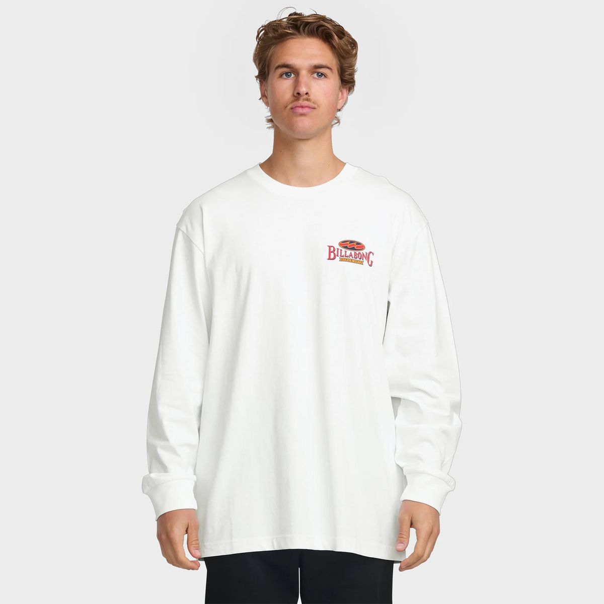 BILLABONG - Polo Hombre Manga Larga Double Spread Og Blanco Billabong