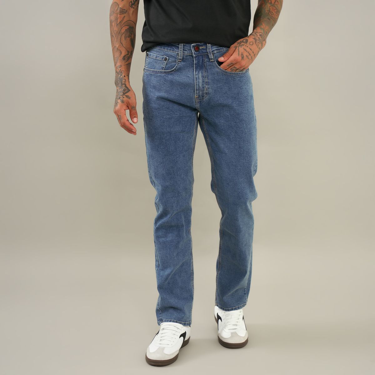 HUNTINGTON - Jean Regular Fit Casual Hombre Huntington