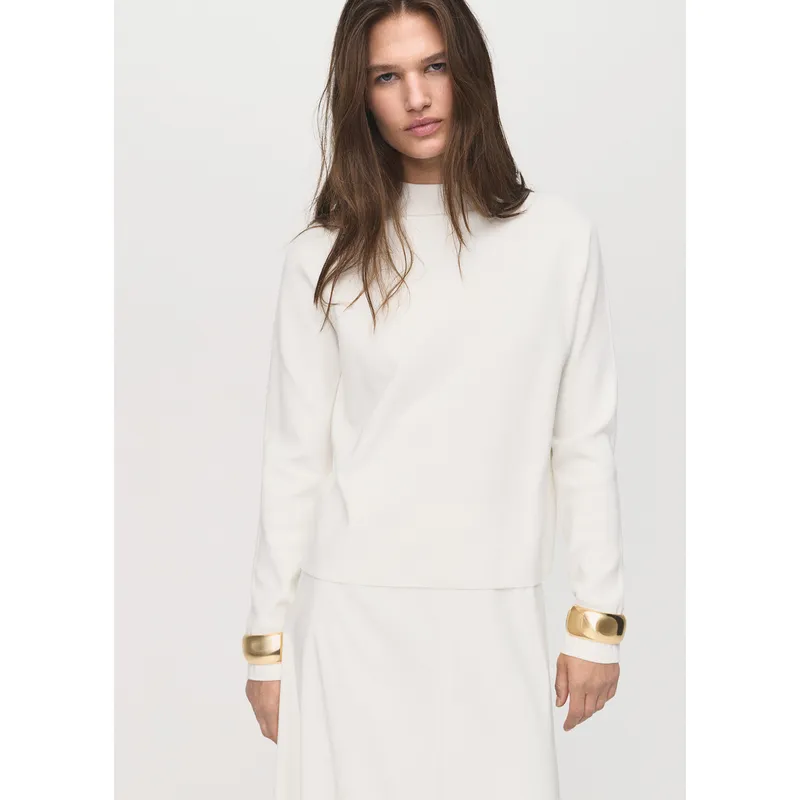 MANGO - Chompa Manga Larga Mujer Mango