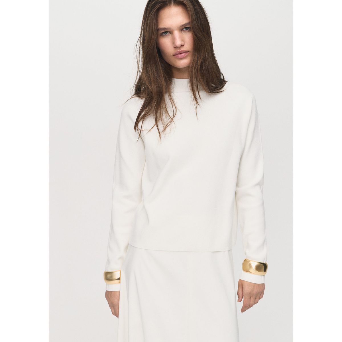 MANGO - Chompa Manga Larga Mujer Mango