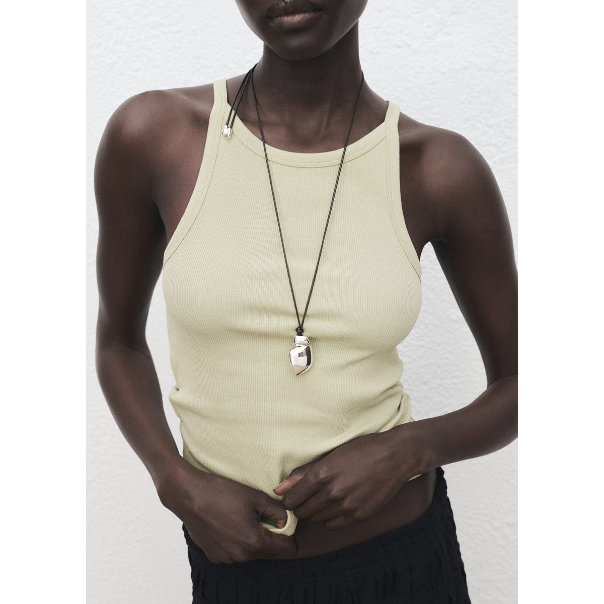 MANGO - Top Sin Mangas Mujer Mango