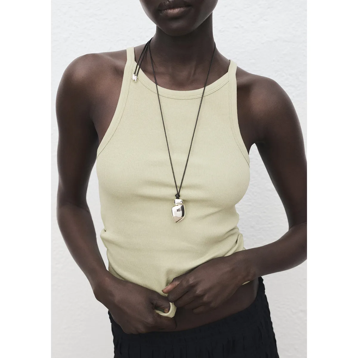 MANGO - Top Sin Mangas Mujer Mango