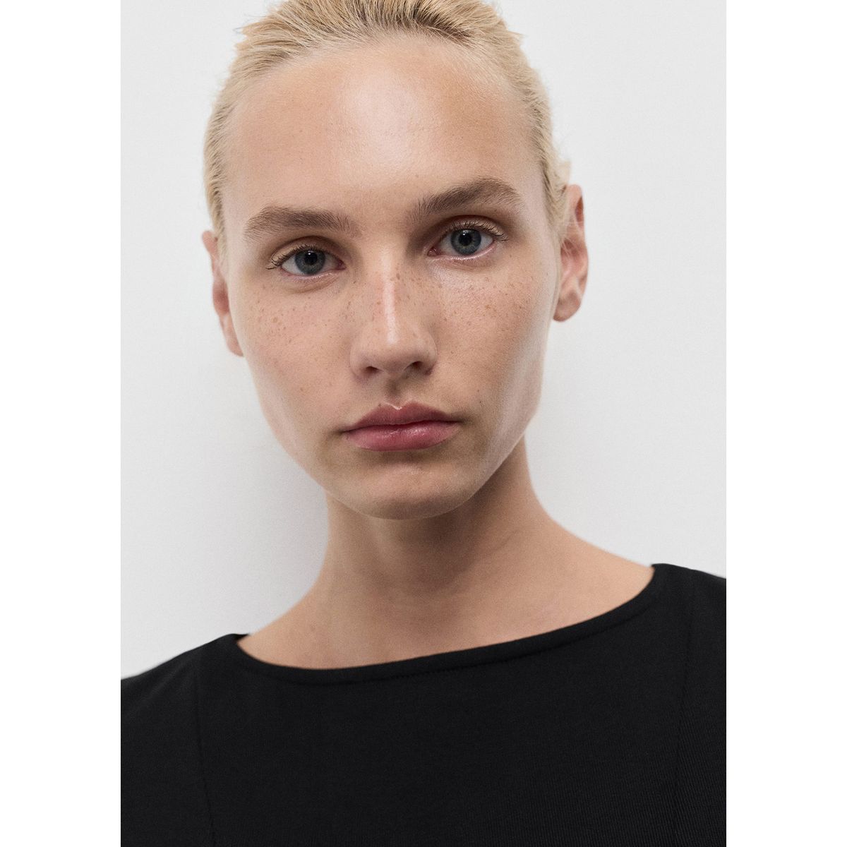 MANGO - Top Manga Corta Mujer Mango