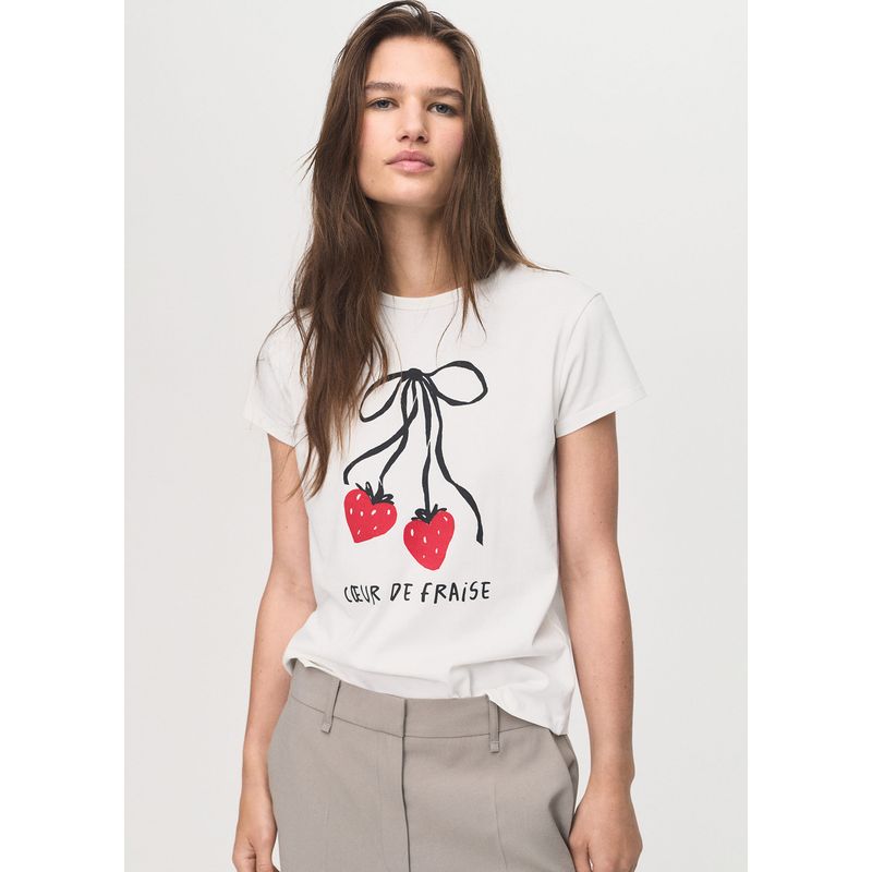 MANGO - Polo Manga Corta 100% Algodón Mujer Mango