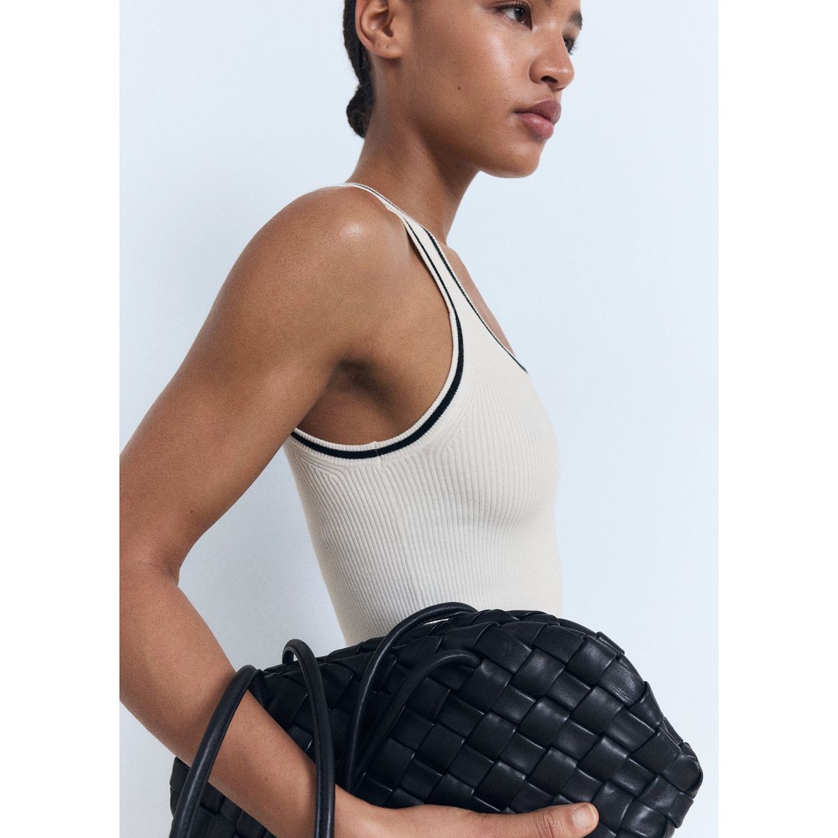 MANGO - Top Sin Mangas Mujer Mango