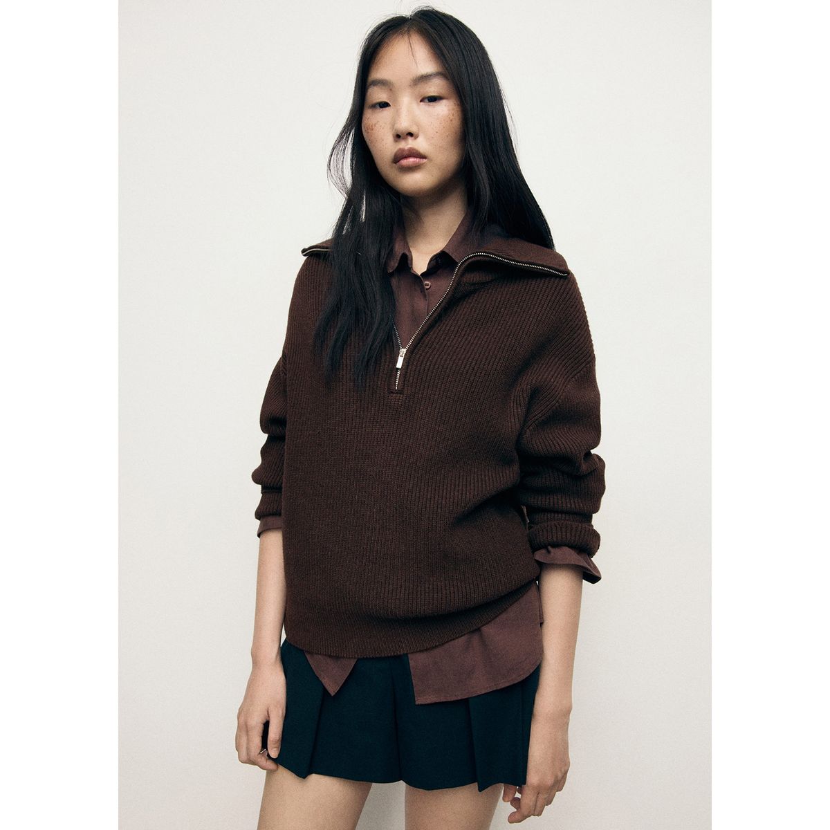 MANGO - Chompa Manga Larga Mujer Mango