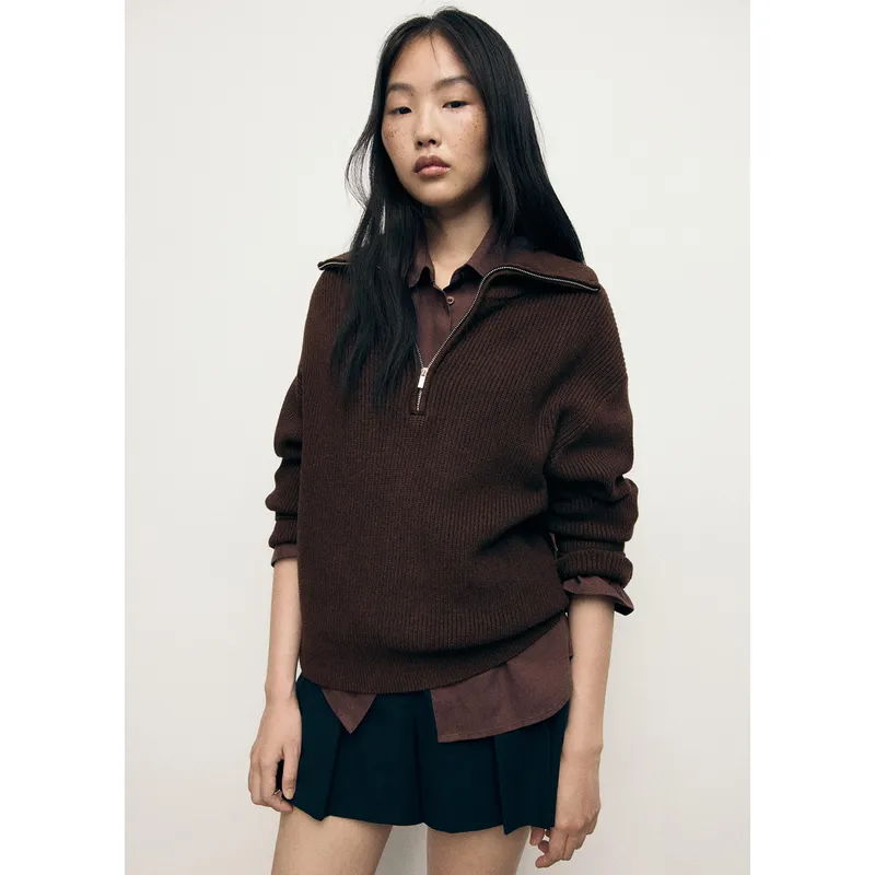 MANGO - Chompa Manga Larga Mujer Mango