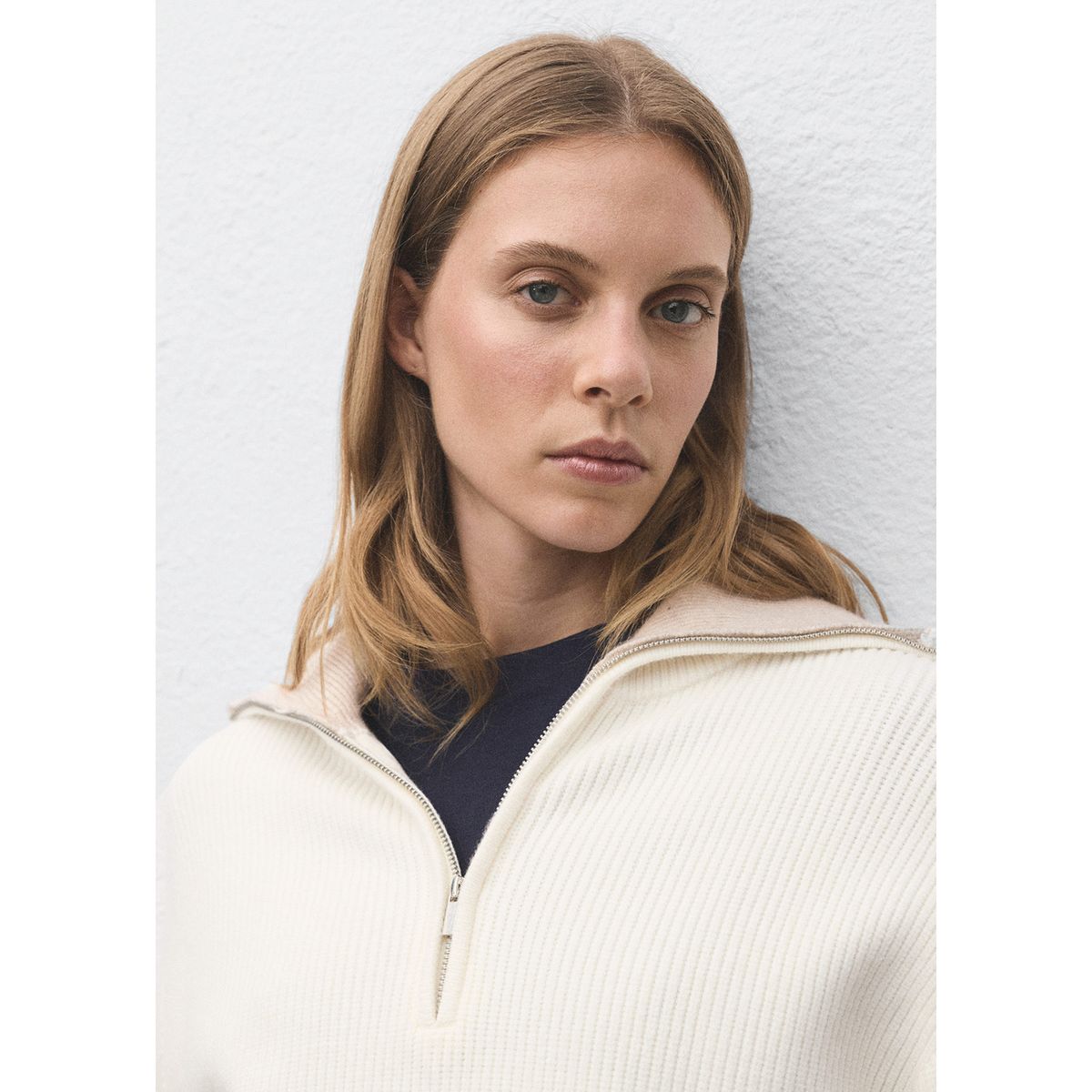 MANGO - Chompa Manga Larga Mujer Mango