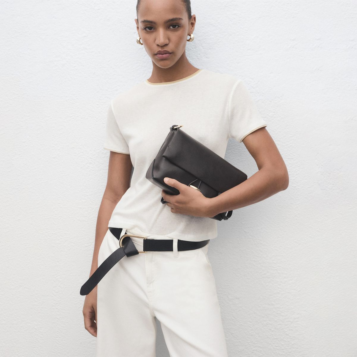 MANGO - Polo Manga Corta Mujer Mango