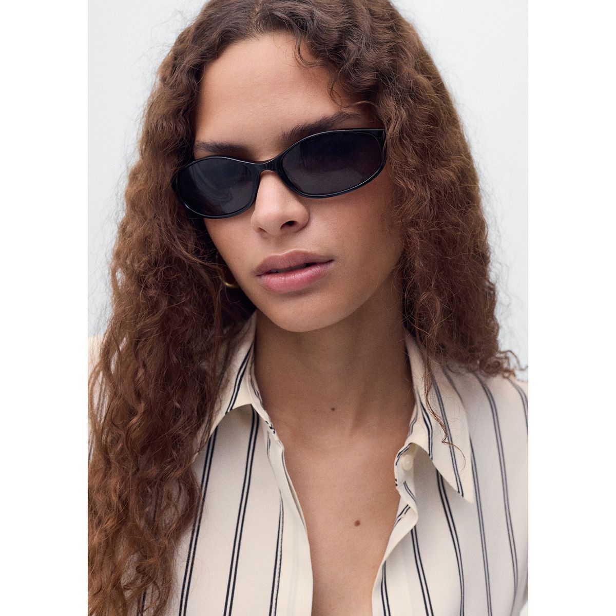 MANGO - Blusa Manga Larga Mujer Mango