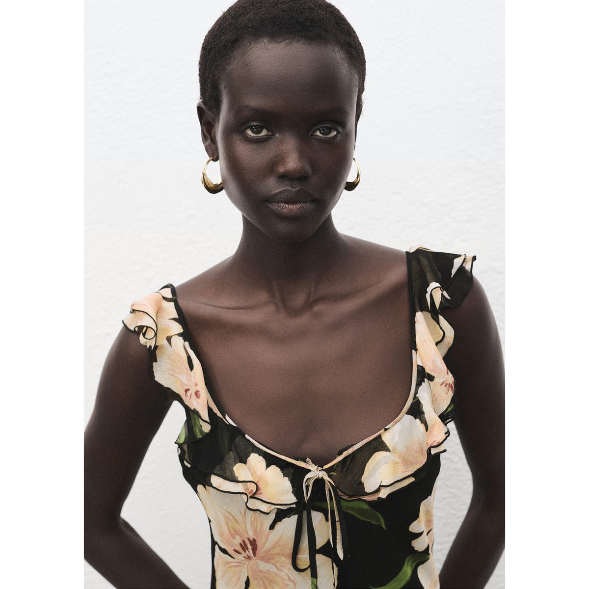 MANGO - Vestido Largo Mujer Mango