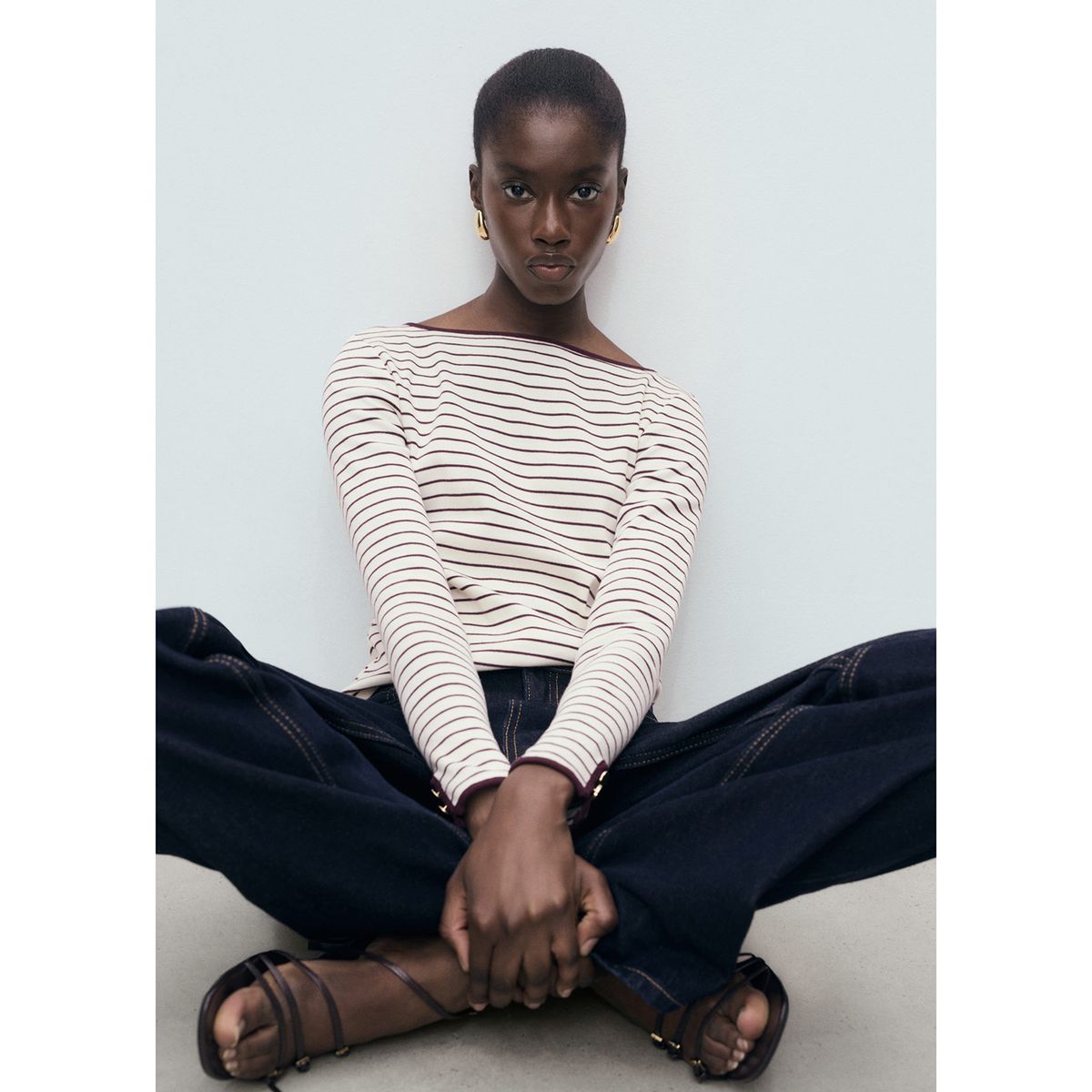 MANGO - Polo Manga Larga Mujer Mango