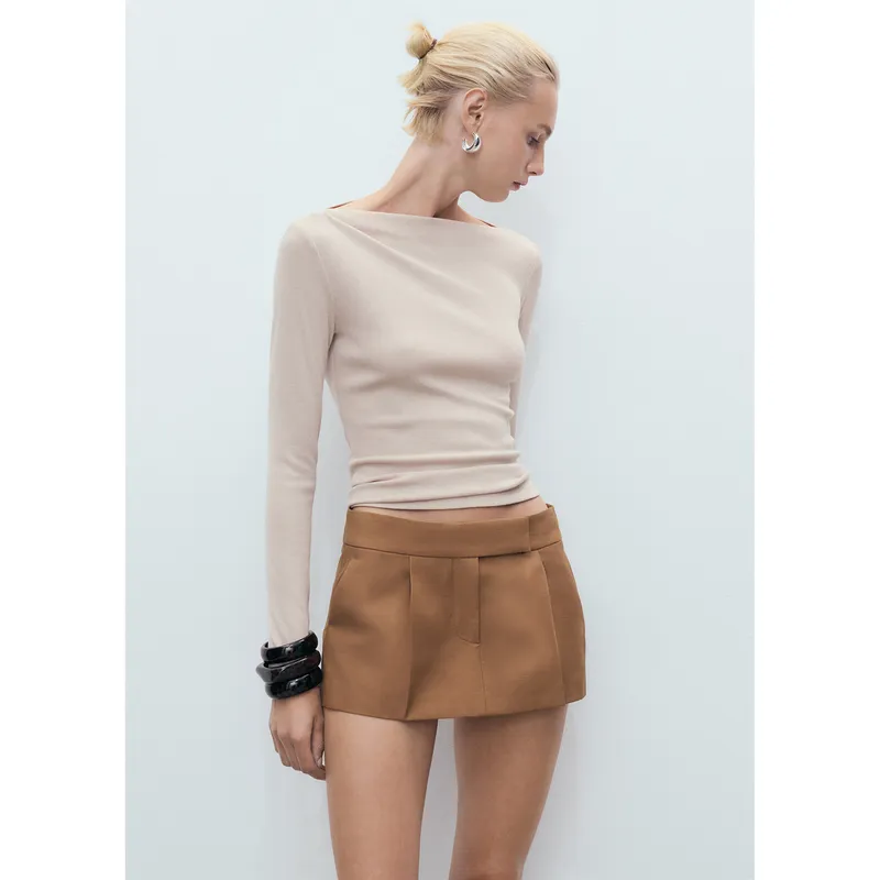 MANGO - Polo Manga Larga Mujer Mango