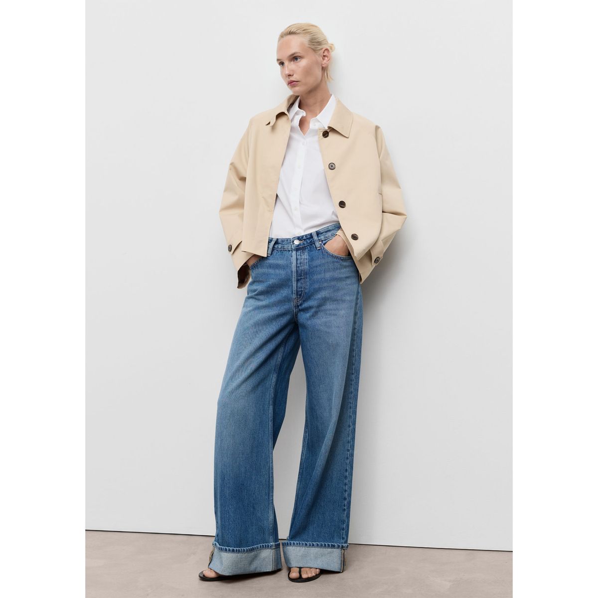 MANGO - Blusa Manga Larga Mujer Mango