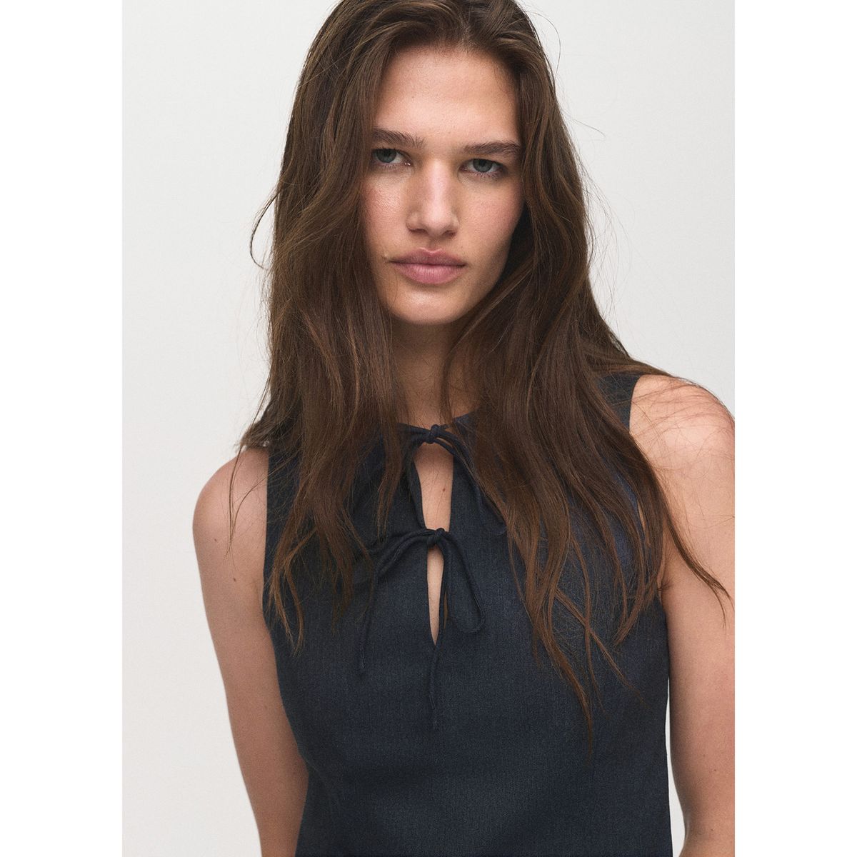 MANGO - Top Denim Mujer Mango