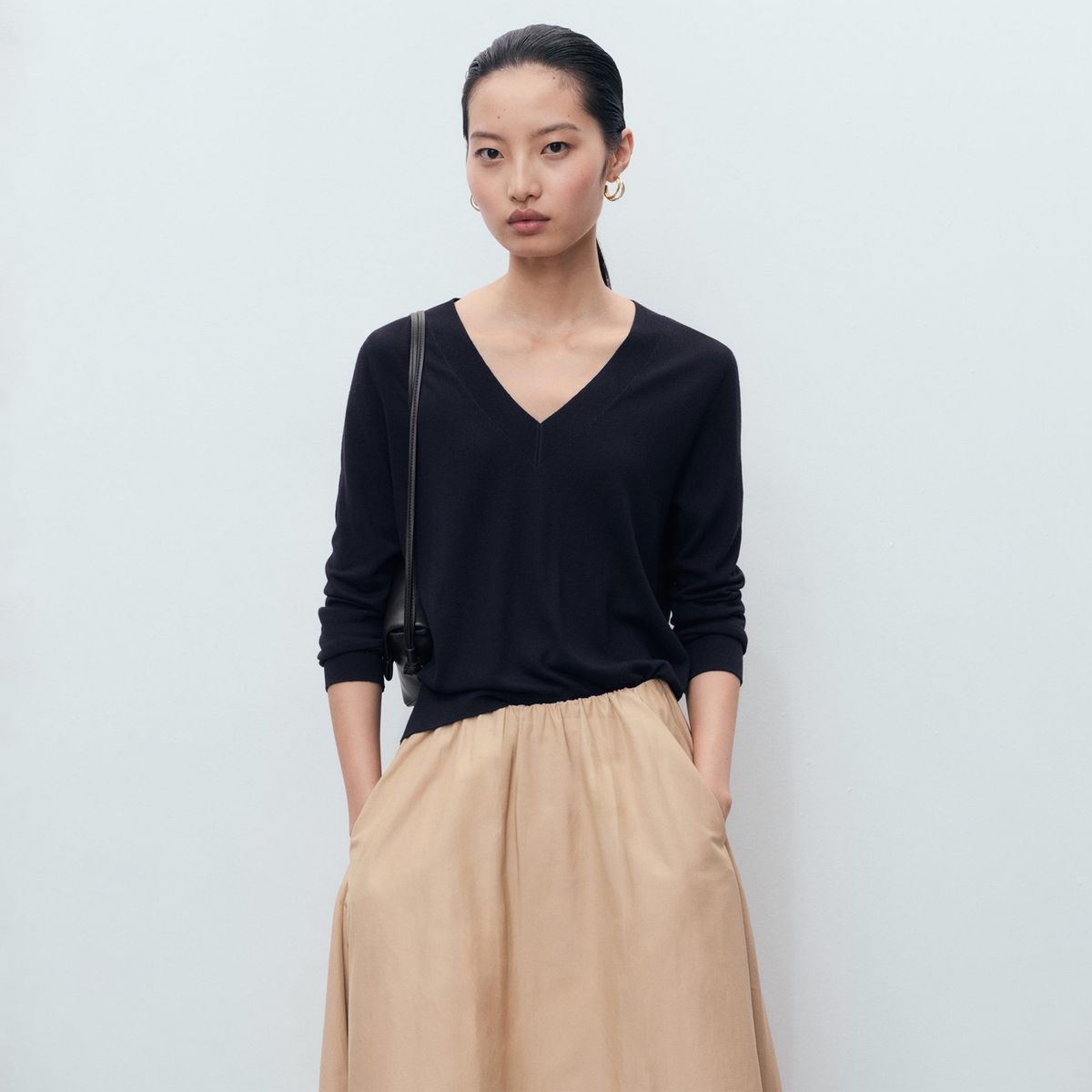 MANGO - Chompa Manga Larga Mujer Mango