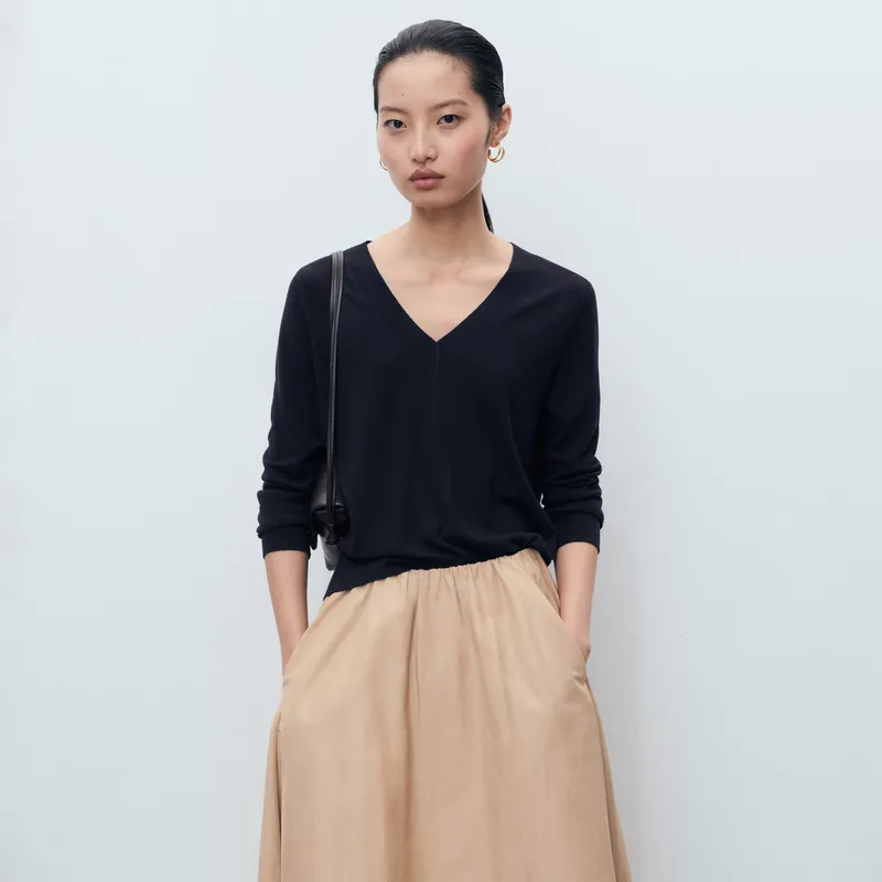 MANGO - Chompa Manga Larga Mujer Mango