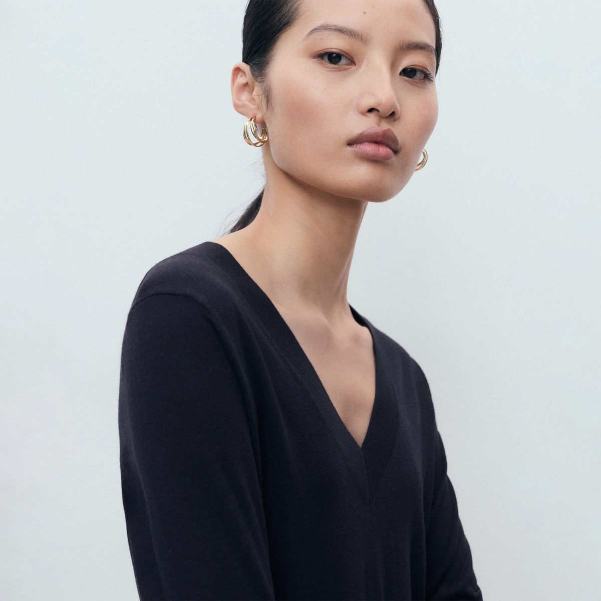 MANGO - Chompa Manga Larga Mujer Mango