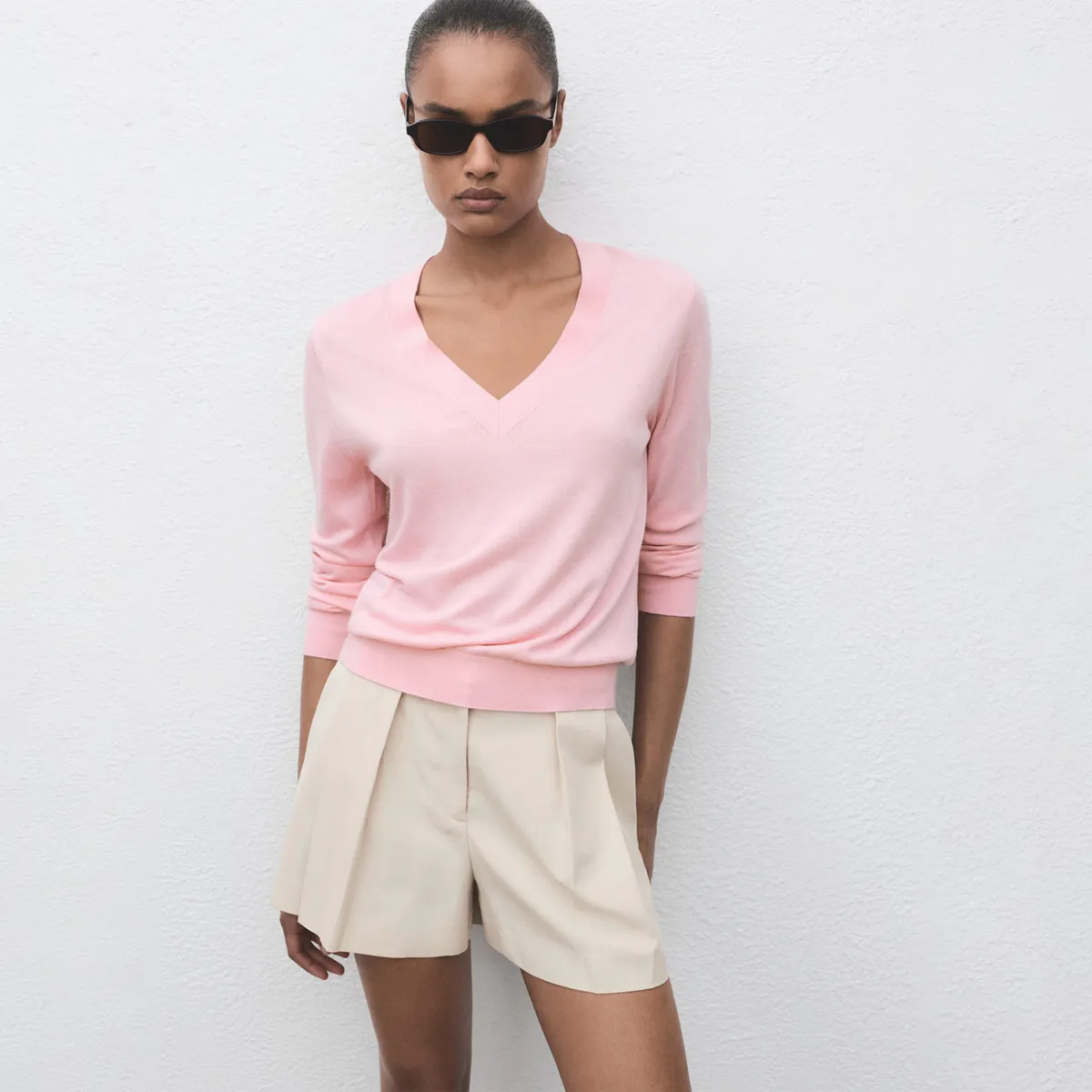 MANGO - Chompa Manga Larga Mujer Mango