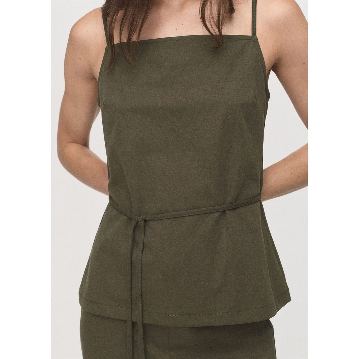 MANGO - Top Sin Mangas Mujer Mango